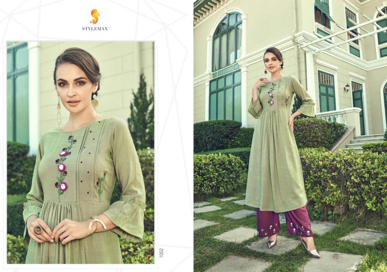 Vintage Vol-3 Tone Slub Cotton Kurti Set Vintage Vol-3 Tone Slub Cotton Kurti Set